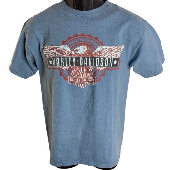 Vintage Mens Mad River Sandusky OH Genuine HD Short Sleeve Crewneck Sz M - Picture 1 of 4